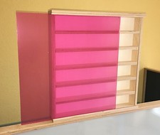 VitrinenSchmidt® 025 Schaukasten  Vitrine Sammler Regal Setzkasten 40cm x 42cm