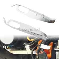Silver Inner Batwing Fairing Support Brackets For Harley Touring Street Glide
