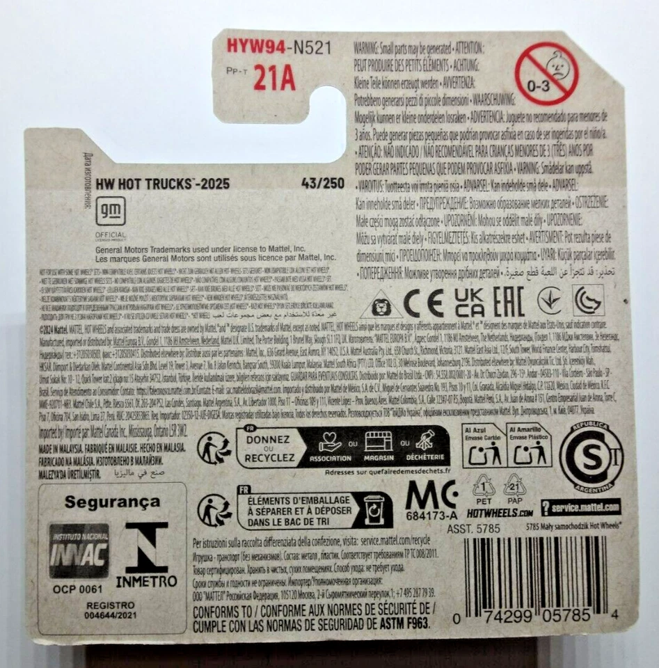 Hot Wheels - Chevrolet El Camino 1980 - Pickup - HW Hot Trucks 2025 - HYW94 - Imagen 2 de 2