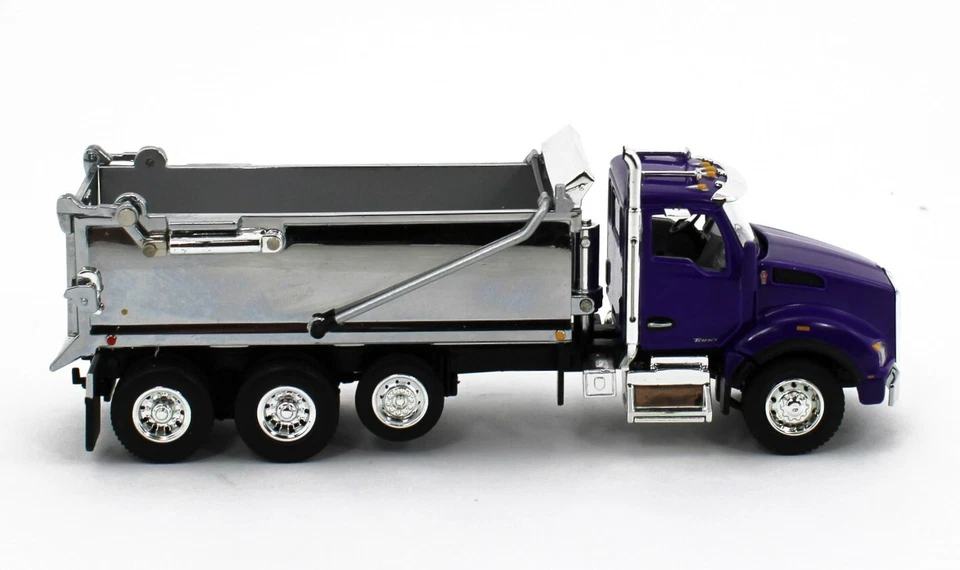 Camión de volteo Kenworth T880 Rogue 2022 DCP 1:64 *púrpura y cromo* nuevo en caja Foto 3 de 4