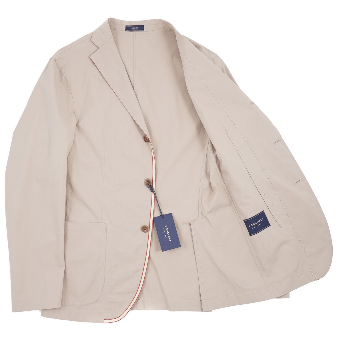 Boglioli Slim-Fit Lightweight Unlined Cotton Sport Coat 44