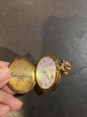Vintage Sears Roebuck and Co. Pocket Watch 17 Jewels Incabloc