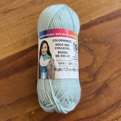 Loops & Threads COLORWHEEL Yarn MINT# CE-23 Green, 1.75 oz.