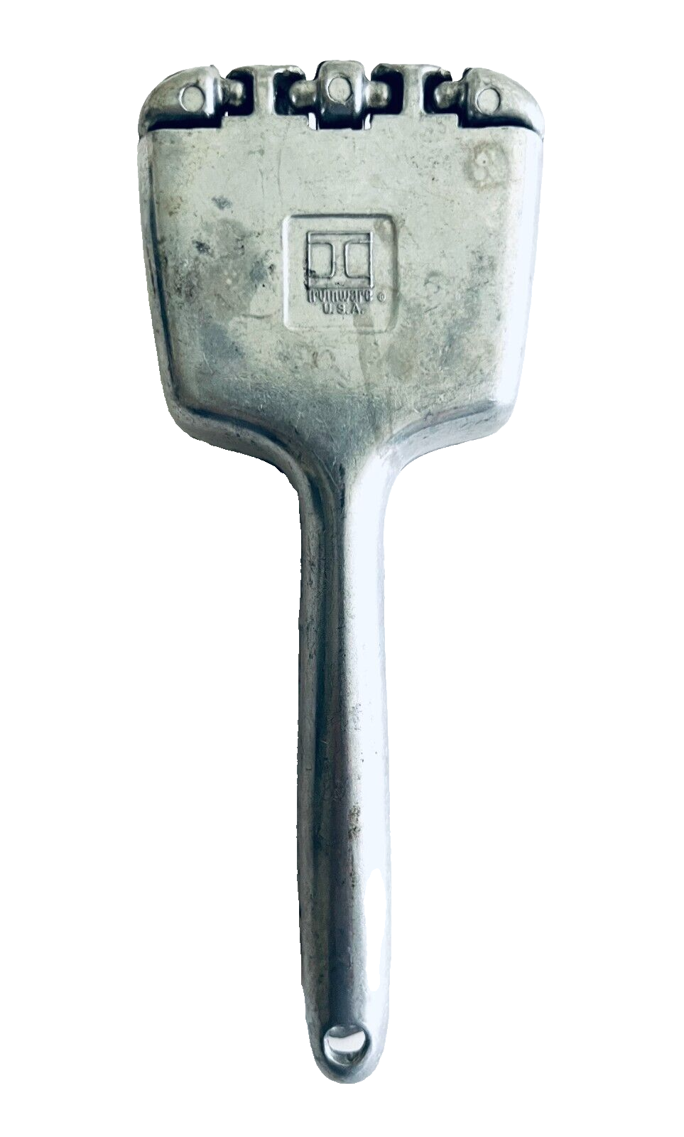 Vtg C1960s Irvinware USA Aluminum Garlic Press, Ice Crusher,Retro Kitchen Gadget-image