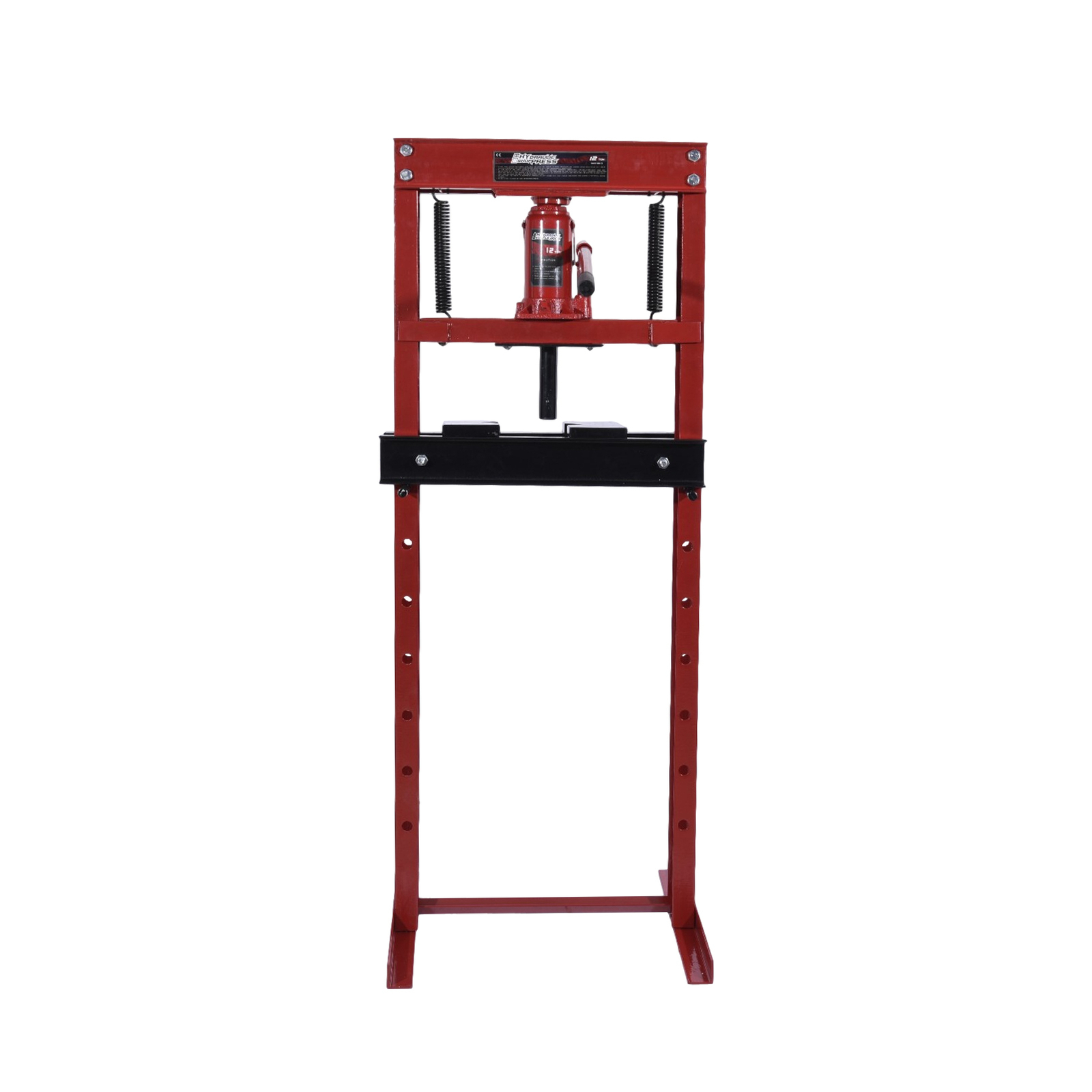 Hydraulic Shop Press 12Ton W/ Press Plates H-Frame Benchtop Press Stand Adjustab