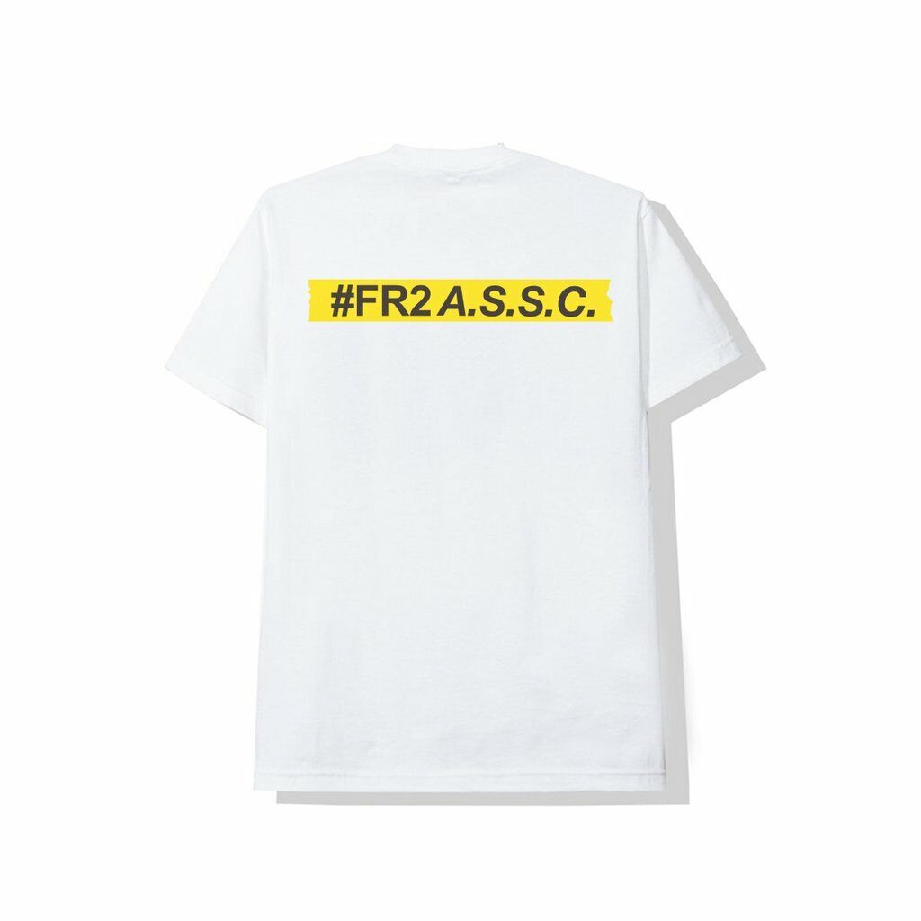 DS FR2 x Anti social social club Roll White Tee L Auth ASSC DS FR2 x Anti social social club Roll White Tee L Auth ASSC