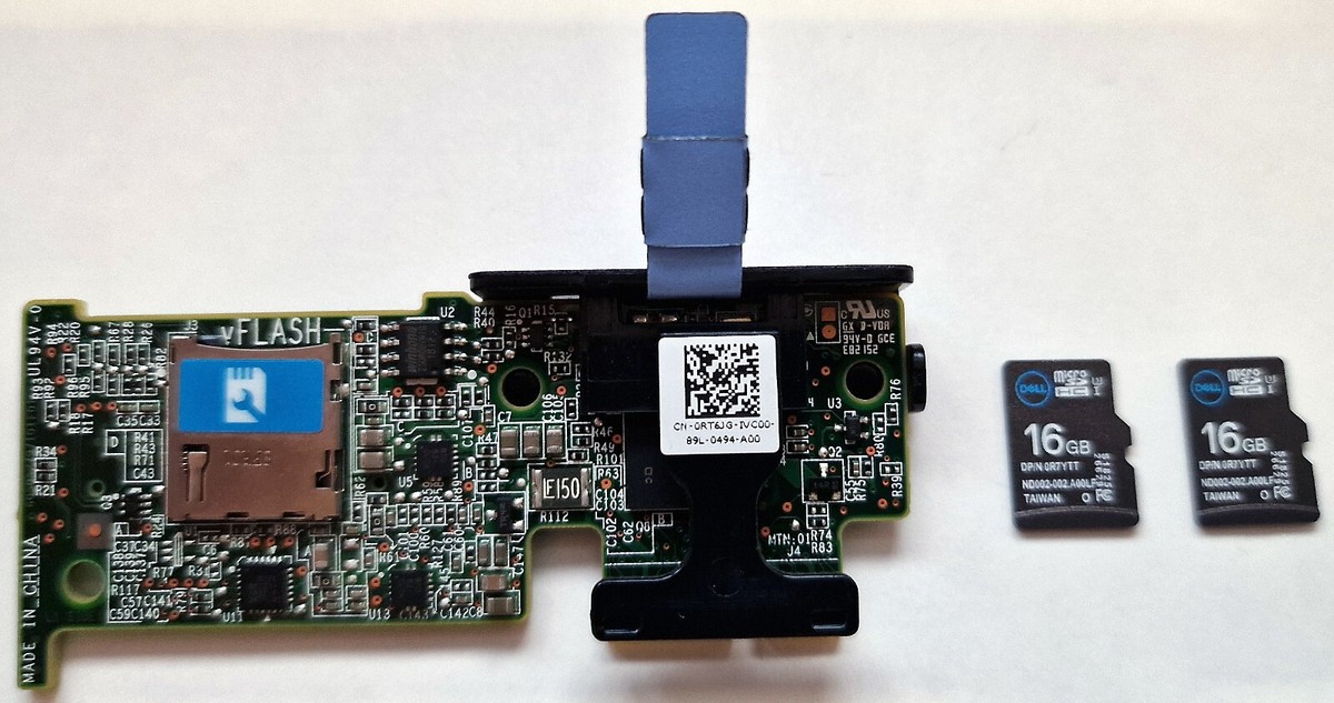 dell 05507h vflash card reader module für poweredge... Dell IDSDM Reader Dell Dual SD Flash Card Reader (0RT6JG) For PowerEdge ...