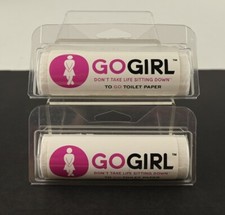 2 Pack GO GIRL TO GO TOILET PAPER-Soft & Unscented-Septic Safe New Made in USA