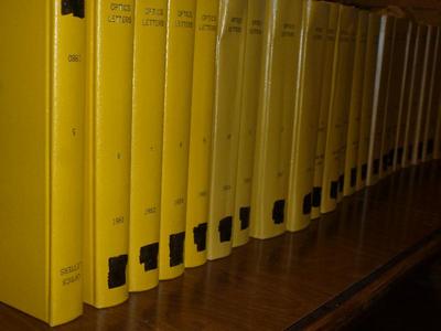 Optics Letters. The Optical Society of America.  Vol 5-24 Part 1. 1980-June 1999