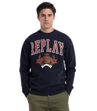 Replay  Jeans Men's M6271 Sweatshirt, 099 Blackboard