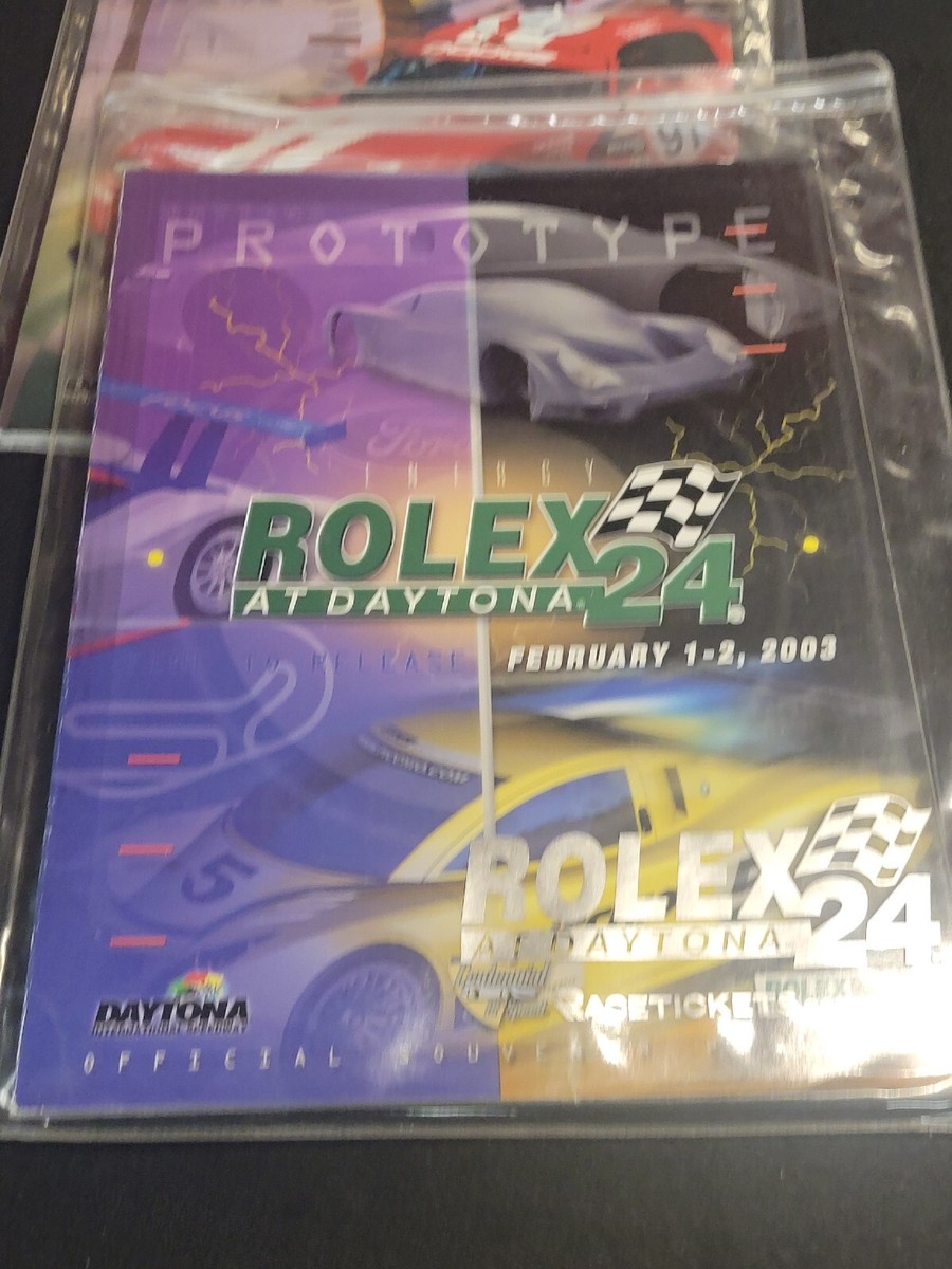 Lot of 7 Rolex 24 At Daytona Souvenir Program January/February