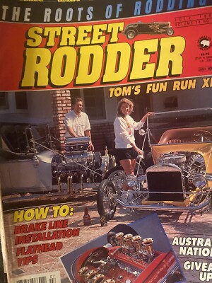 Street Rodder Magazine July 1989 issue bagged