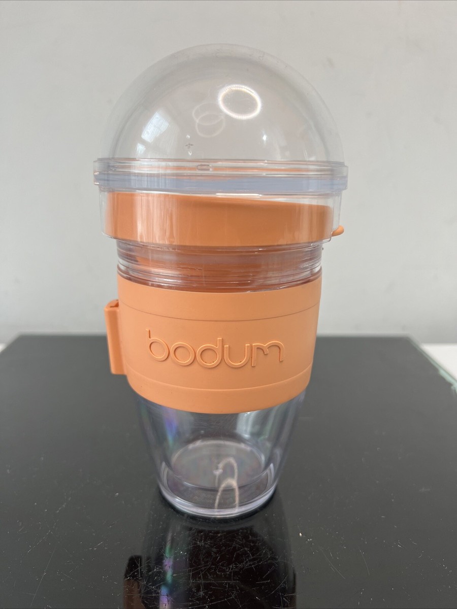 Bodum Joycup Granola, peach 8oz Travel Cup Mug MISSING