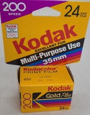 Kodak Gold Plus 200 Speed 35 mm. 24 Exposures, expired 10/1994.