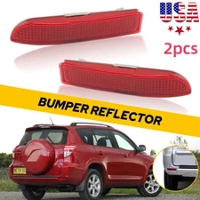 2006-2011 2012 For Toyota RAV4 Pair Rear Bumper Reflector Light Lamp Left+Right