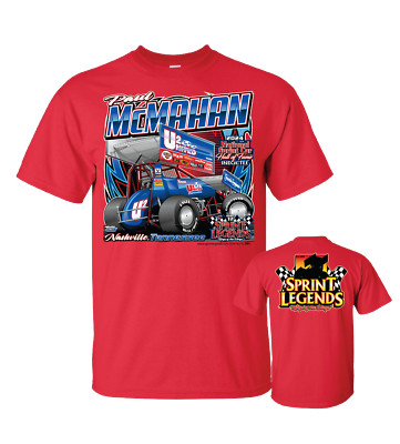 New Sprint Legends Paul McMahan #U2 United Expresssline Sprint Car T-Shirt