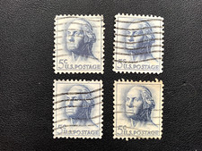 UNITED STATES POSTAGE USA 1963 GEORGE WASHINGTON 5C BLUE GREY - USED BULK LOT 4
