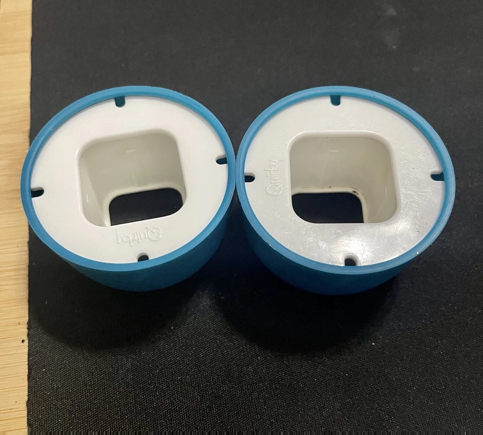 Conjunto de 2 envoltórios de cabo Powercurl peculiares usados mini POP azul-petróleo - Imagem 2 de 4