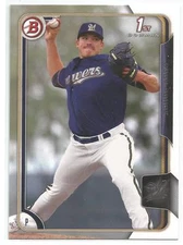 Cody Ponce Milwaukee Brewers 2015 Bowman Draft Prospect