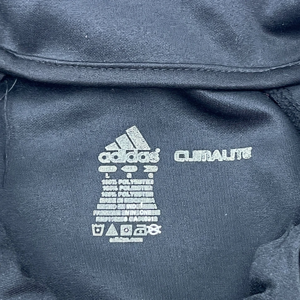 Louisville Cardinals Jacket Men Large Black Performance Track Suit Adidas Clima - Image 4 of 4