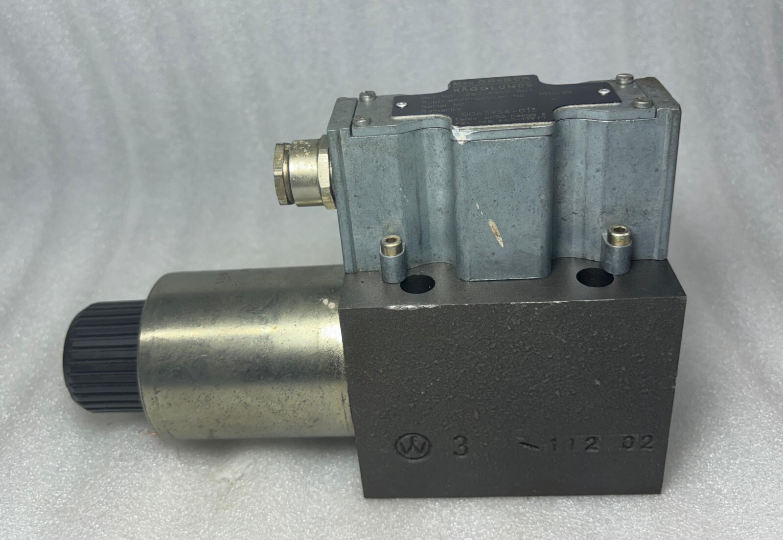 MACGREGOR 287 5950-801 DIRECTIONAL CONTROL VALVE | eBay 