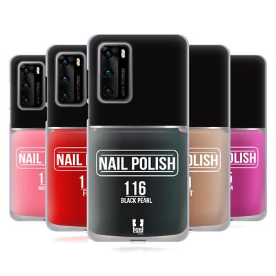 HEAD CASE DESIGNS NAIL POLISH SOFT GEL CASE FOR HUAWEI PHONES 4