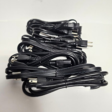 LOT of 10 3-Prong IEC Power Supply Cable Cord Plug Computer LCD CRT Monitor