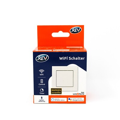 REV Wifi Aus-/Wechselschalter Link2Home Komplettgerät 88267090 | alexa