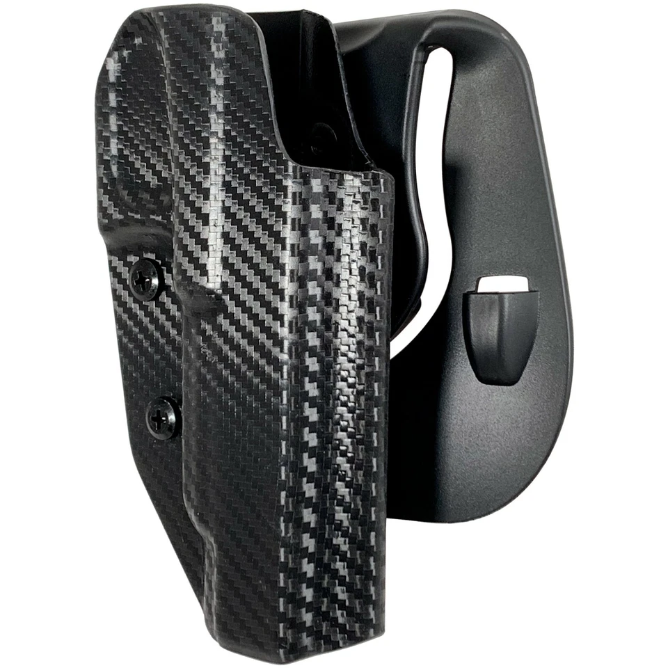 BLACK SCORPION OUTDOOR GEAR Black Scorpion Gear OWB Kydex Paddle Holster fits 2011 5'' w/ Full Dust Cover