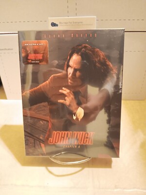 John Wick  Chapter 4 4K Full Slip SteelBook Blu-ray [2023] Nova Media ShpNextDay