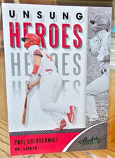 Paul Goldschmidt 2021 Panini Absolute Unsung Heroes #UH-5 St. Louis Cardinals