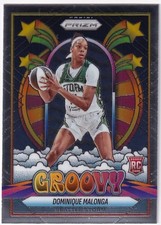 2025 WNBA Prizm DOMINIQUE MALONGA Groovy #8 SP Rookie Insert RC - Storm
