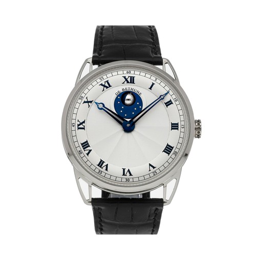 De Bethune DB25Moon Phase Manual 44mm White Gold Mens Strap Wa...