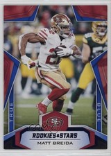 2019 Panini Rookies & Stars True Blue 47/49 Matt Breida #90 s1i