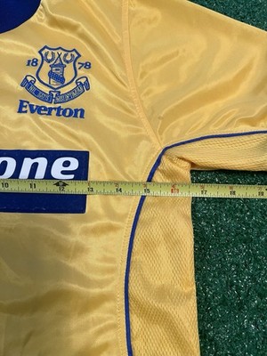 EVERTON 2000/2001 AWAY FOOTBALL SHIRT PUMA VINTAGE JERSEY SIZE