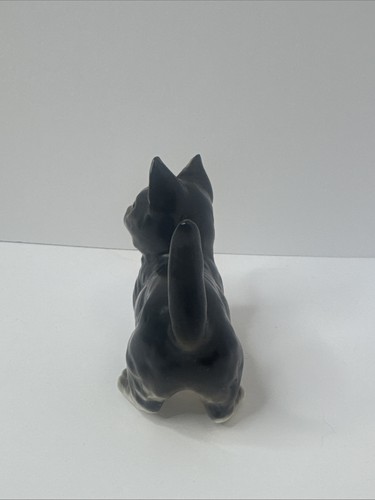 Vintage Ucagco Cat Figurine Black White Japan Ceramic ZZ25 - Picture 2 of 7