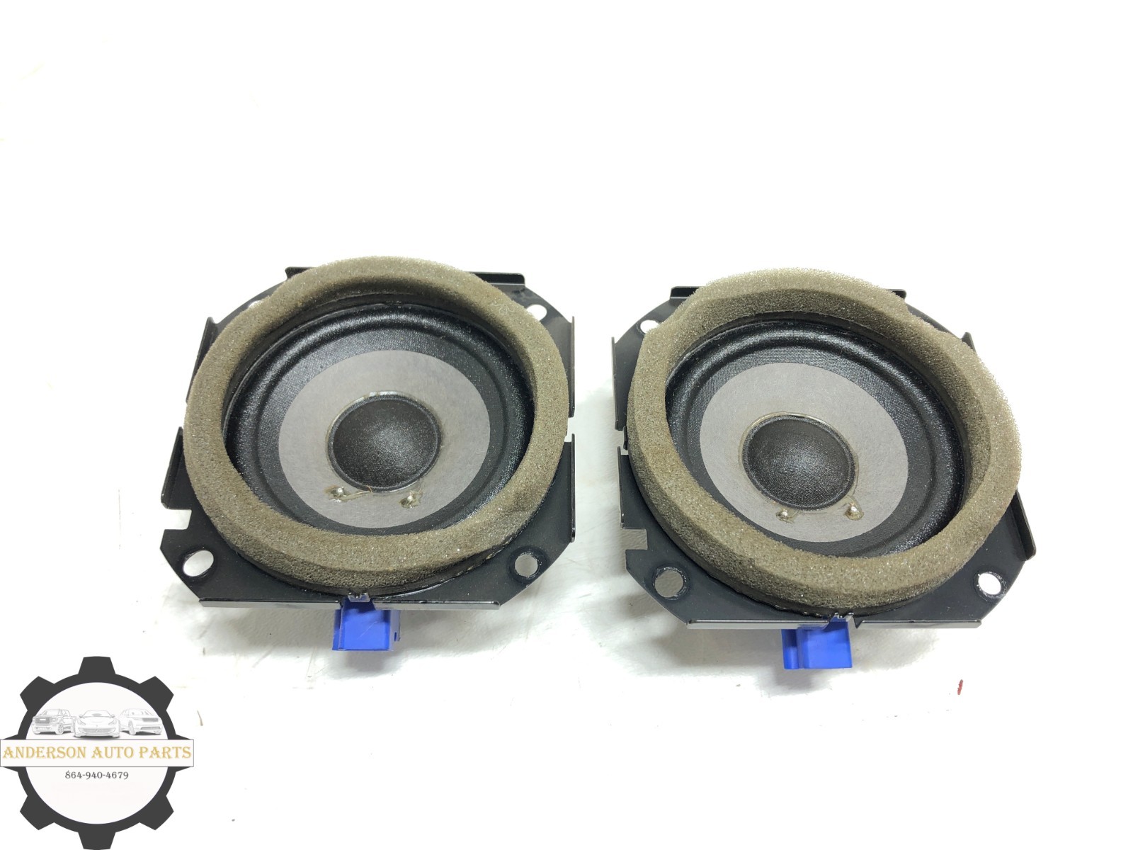 2008-2019 MASERATI GRANTURISMO REAR DECK SHELF AUDIO SOUND SPEAKER SET X2 OEM