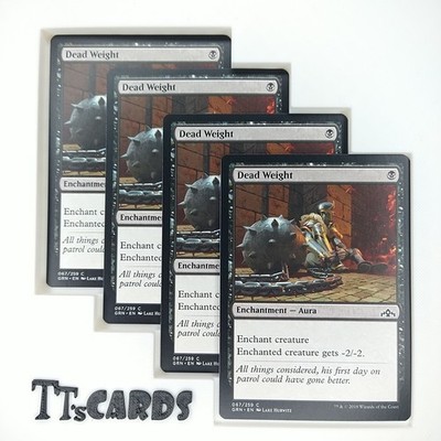 Dead Weight 67 x4 Playset 4x MTG Magic the Gathering Guilds of Ravnica GRN