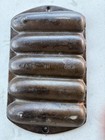 Vintage Cast Iron Cornbread Corn Bread 5 Stick Pan Made in USA — photo 3
