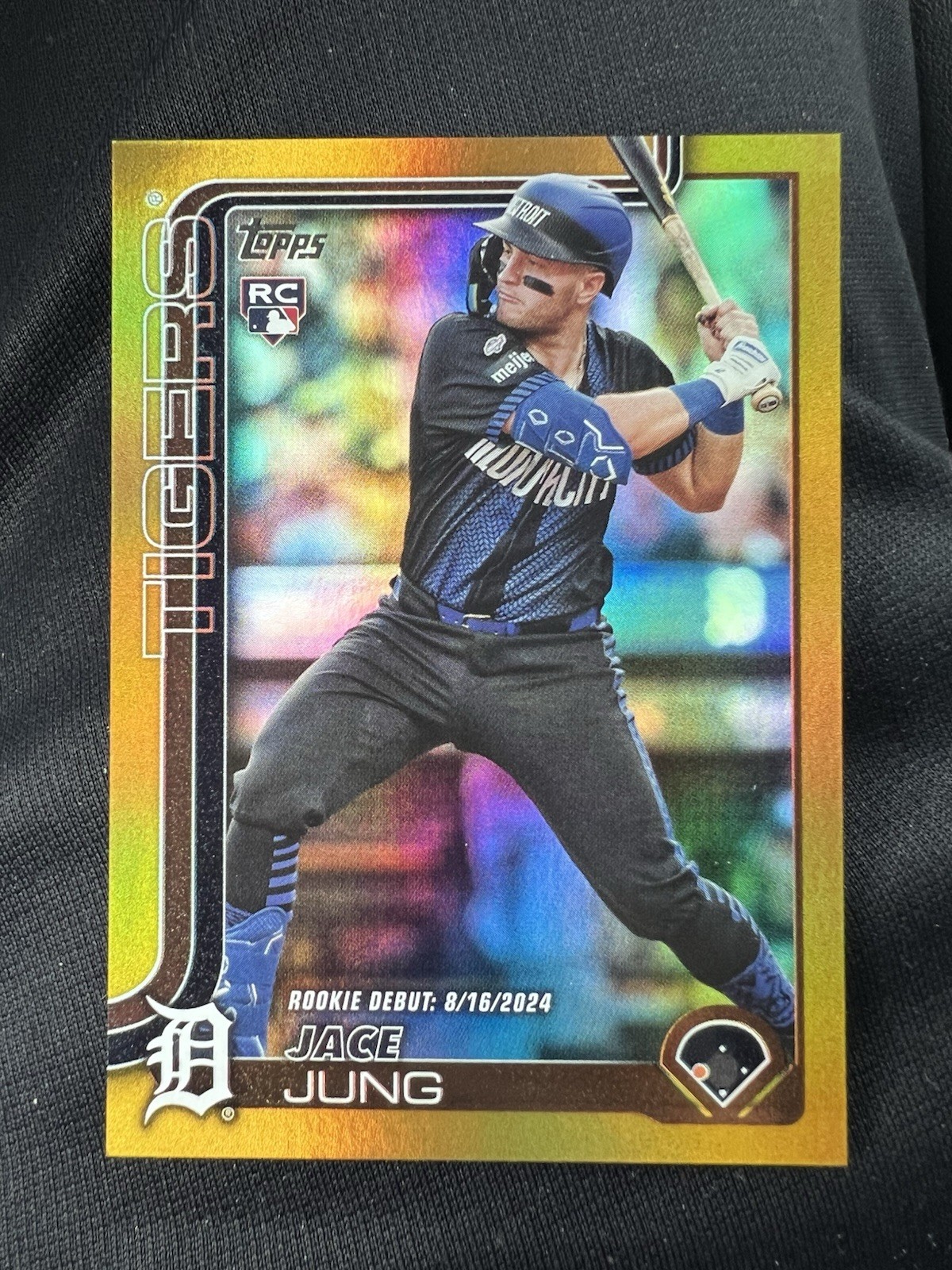 2025 Topps Chrome - Jace Jung #225 Gold Foil / 50 (RC)