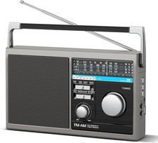 Portable AM FM Radio, Shortwave Transistor Radio with Best Reception, Battery Op