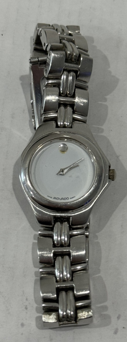 MOVADO Museum 1881 White Dial Quartz Women's Watch w/ 6 cm