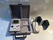 Nintendo Original Grey Gameboy DMG-01 with Case, Battery Pack & Mario Golf Game