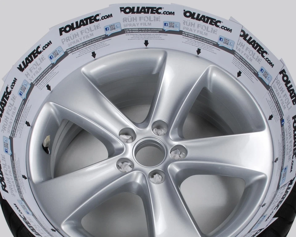 Sprühfolie Auto Felgenfolie Sprüh Lack Set für 4 Felgen Abziehbar Gute Deckkr... - Bild 4 von 4