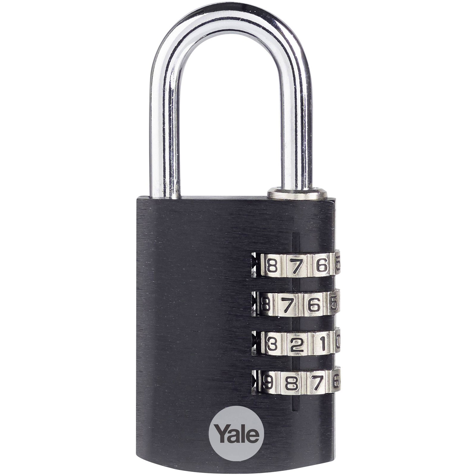 YALE Padlock 38mm Black Combination Secure Lock