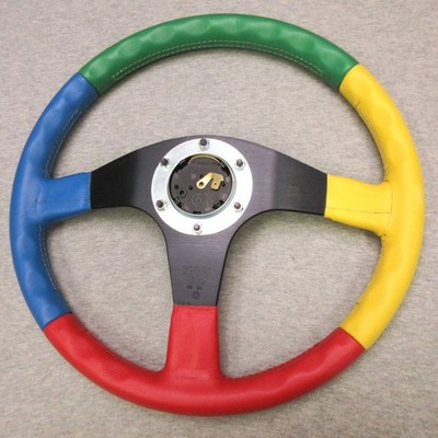 MOMO BENETTON FORMULA F1 Steering Wheel 34.7cm Color Horn Ring