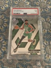 2024 POP 2👈JAYSON TATUM #188🏀PANINI MOSAIC👉PSA 7 BOSTON CELTICS👉0⬆️RARE!