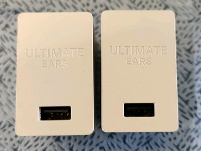 Lot Of 2 Each Logitech Ultimate Ears  AC Adapter Charger Cube P/N: 534-000842