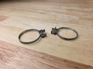 85 86 ATC350X HONDA OEM FRONT FORK BOOT CLAMPS 1985 1986 ATC 350X