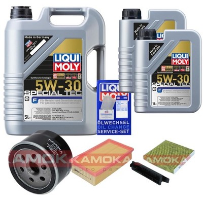 Inspektionspaket Liqui Moly SPECIAL TEC 5W-30 7L für Renault Modus/Grand 1.6